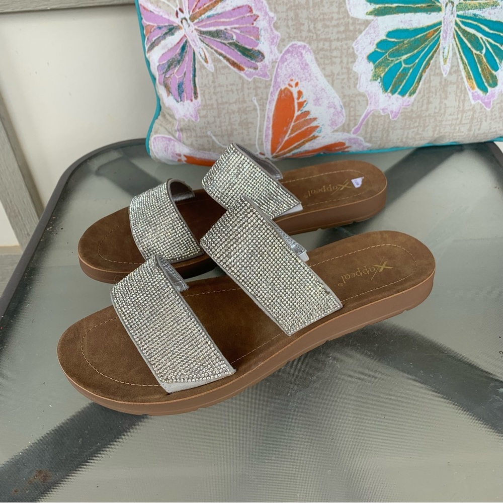 Xappeal Dazzle Slip On Sandals